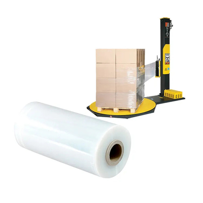 Makine Paketleme Paleti İçin LLDPE Streç Sarma Filmi Jumbo Rulo