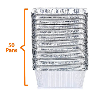 1LB Özel 8342 Alüminyum Folyo Gıda Kapları 450ml Kapaklı Gıda Kabı Folyo