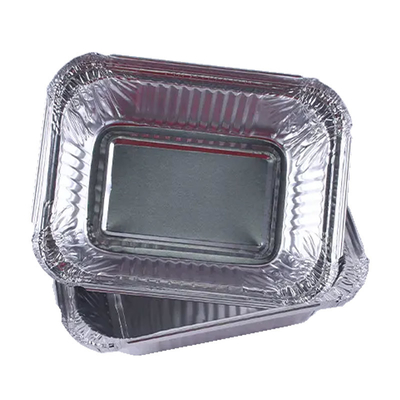 260ml Küçük Alüminyum Take Away Kapları Pişirme Tek Kullanımlık Alüminyum Folyo Gıda Tepsisi Kapaklı