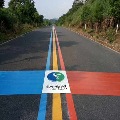 Anti Leke termoplastik yol işaretleme bandı Pürüzsüz Yüzey yansıtıcı kaldırım bandı