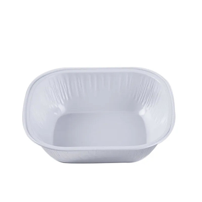 250ml Alüminyum Folyo Gıda Kapları Tek Kullanımlık Uçak İçi Kaplamalı Havayolu Gıda İkram Kapları Kapaklı