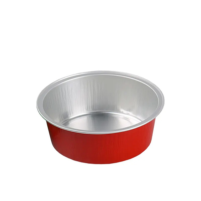 150ml Tek Kullanımlık Alüminyum Folyo Gıda Kapları Yuvarlak Kapaklı Renkli Mini Cupcake Pişirme Bardaklar